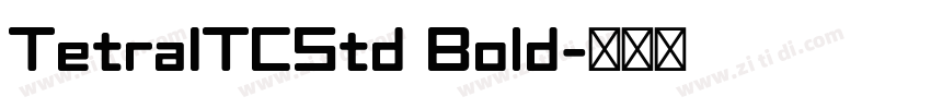TetraITCStd Bold字体转换